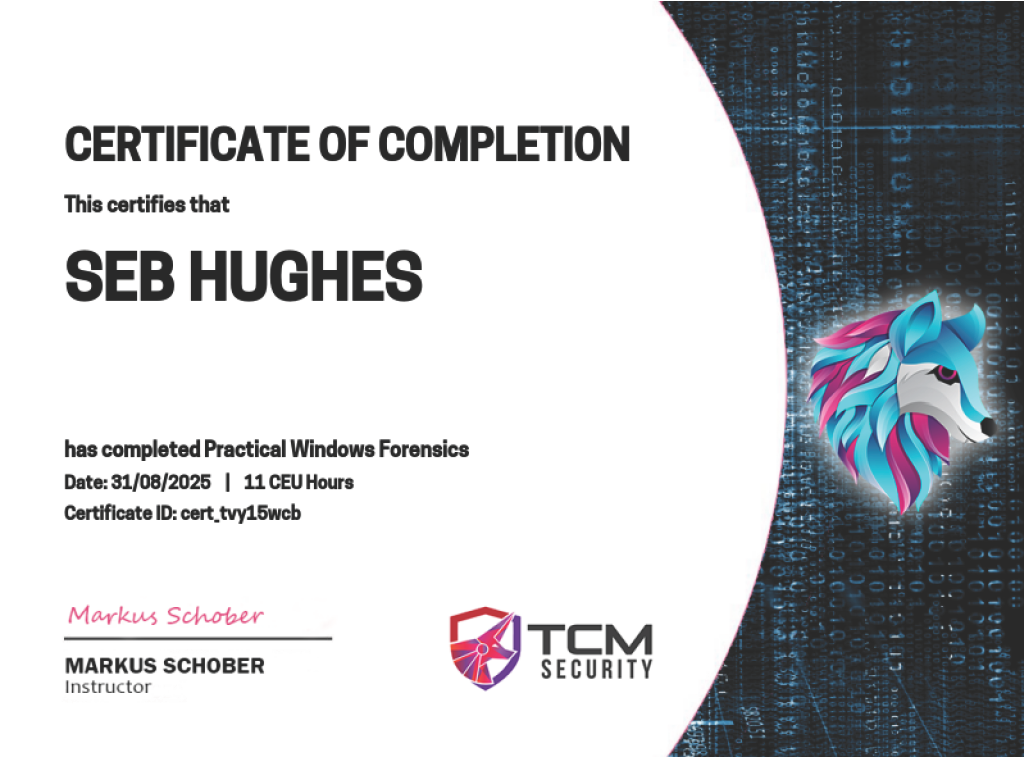 PWF Completion